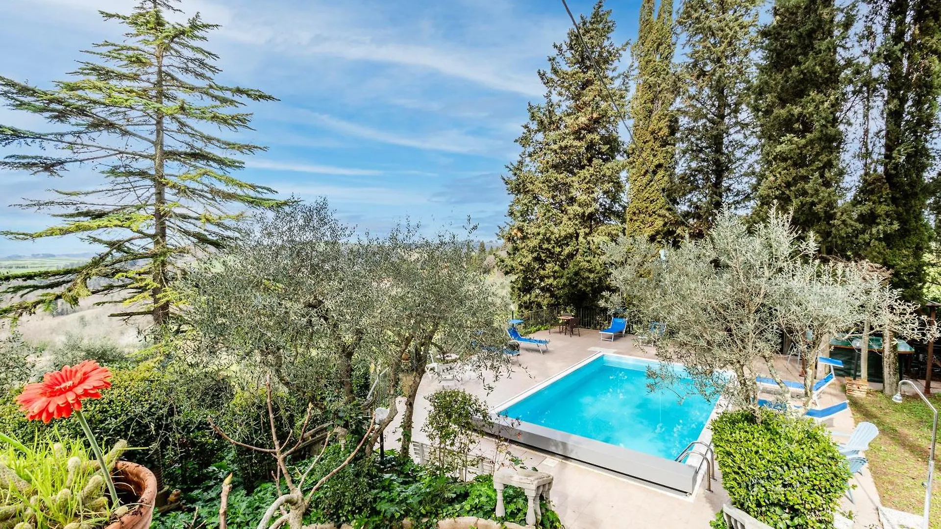 Villa Paola Pool And Gym In Chianti - Happy Rentals Montespertoli